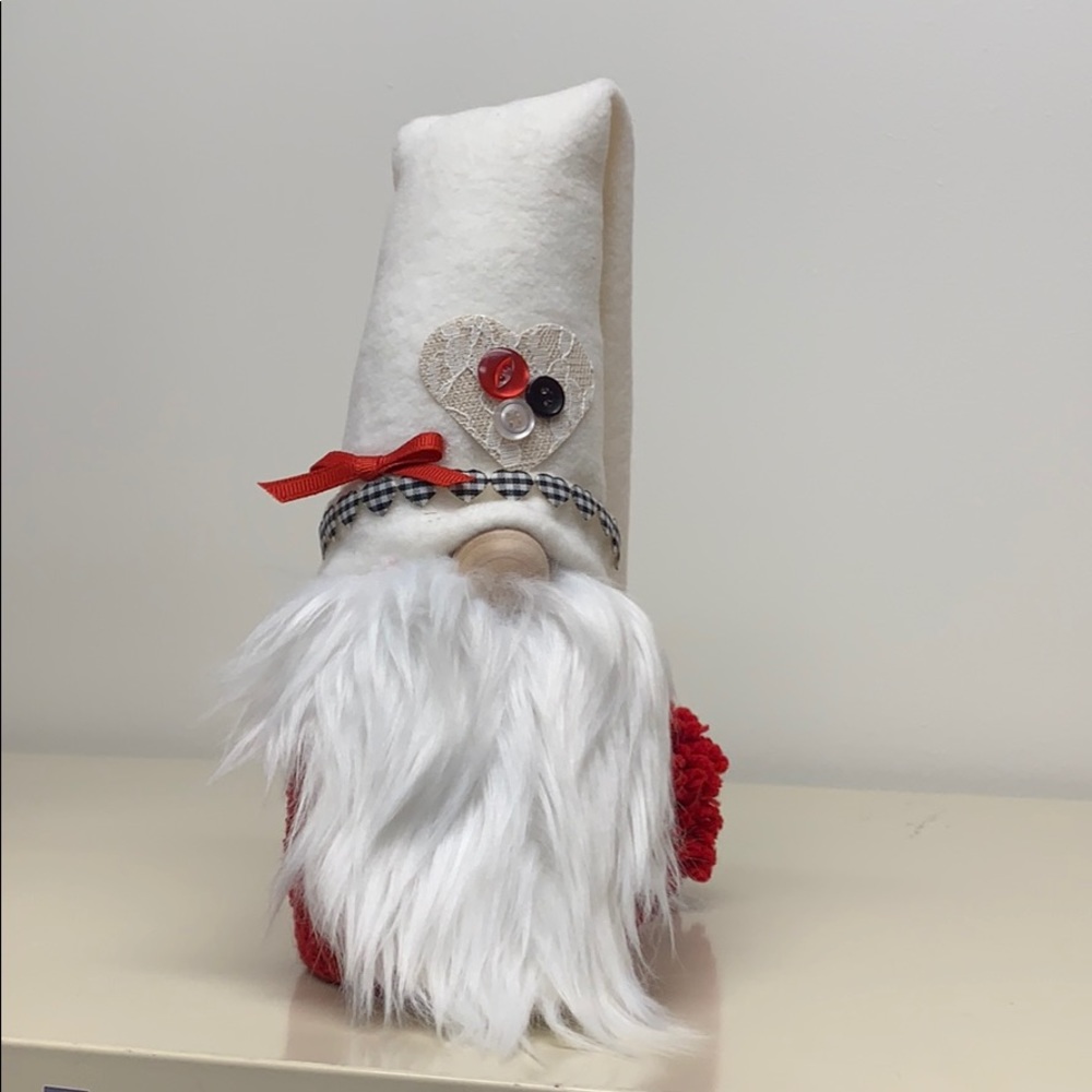 Handmade Valentine gnome
